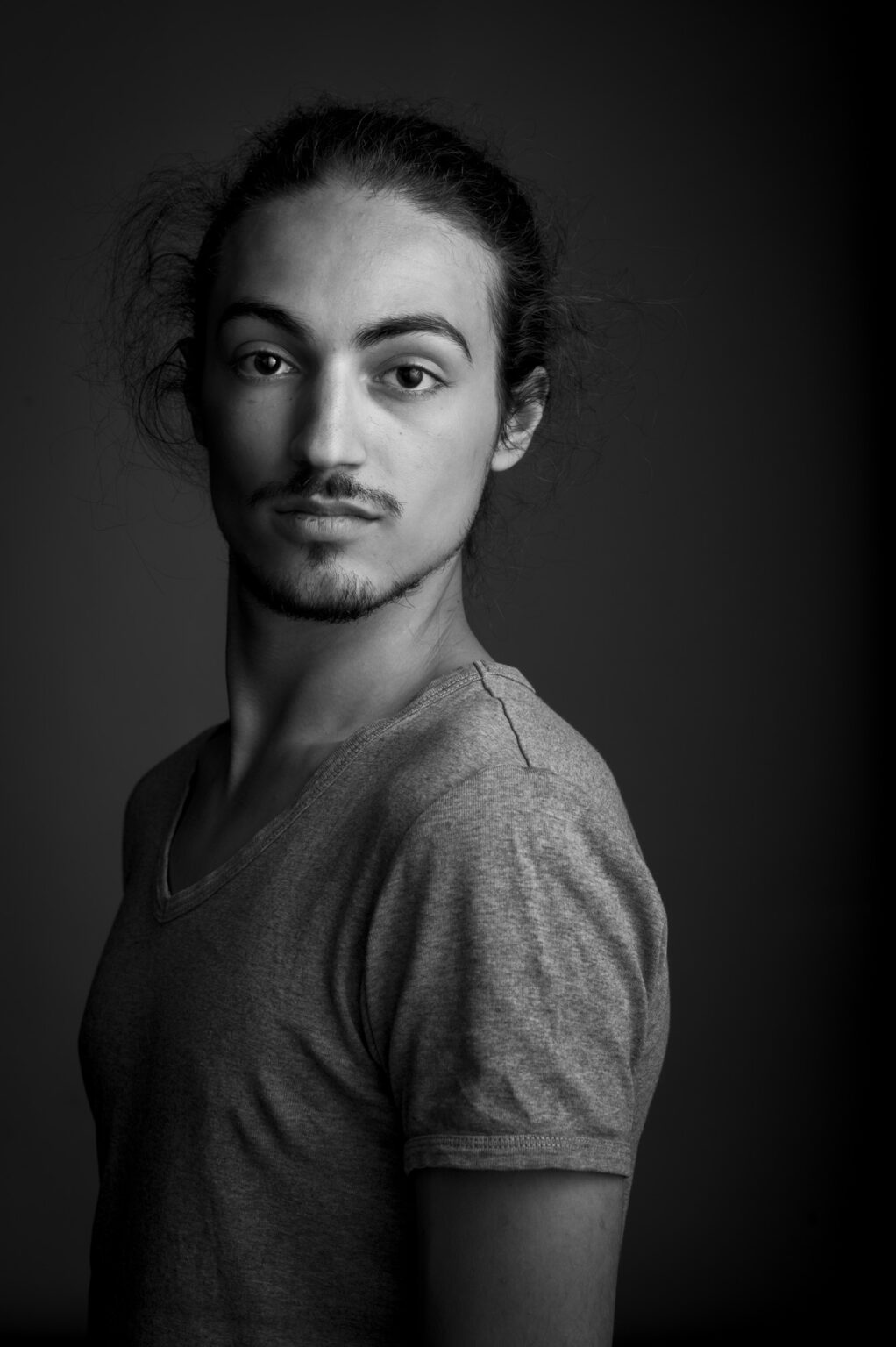 Hoe maak ik een portret met een douchegordijn? Jürgen Doom Fotografie